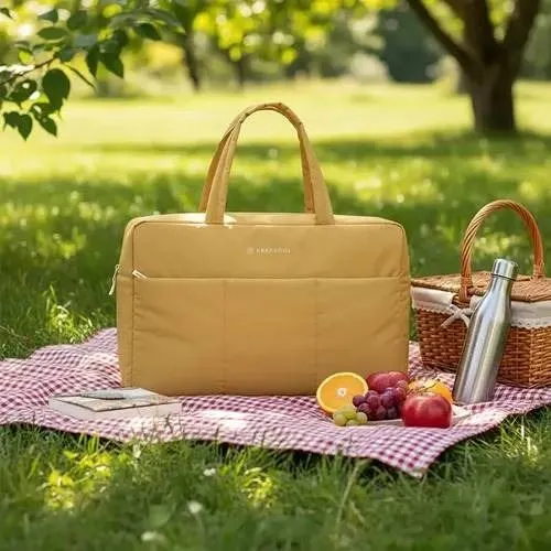 KeepCool Yellow Insulated Shopping Cooler Bag
