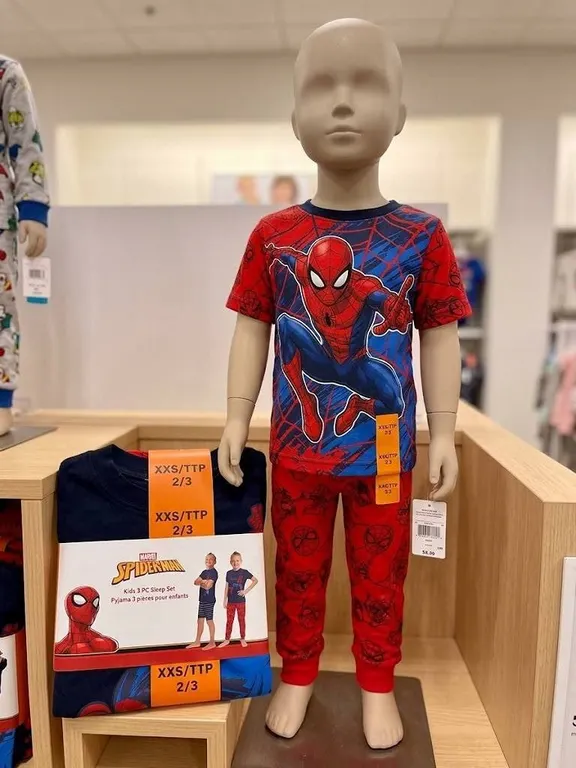 Marvel Spider-Man Kids 3-Piece Pyjama Set 2/3