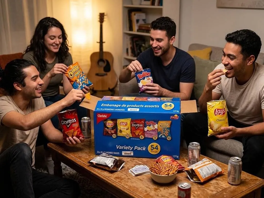 Lay's Variety Pack 54-Bag Flavoured Snacks 1.51kg