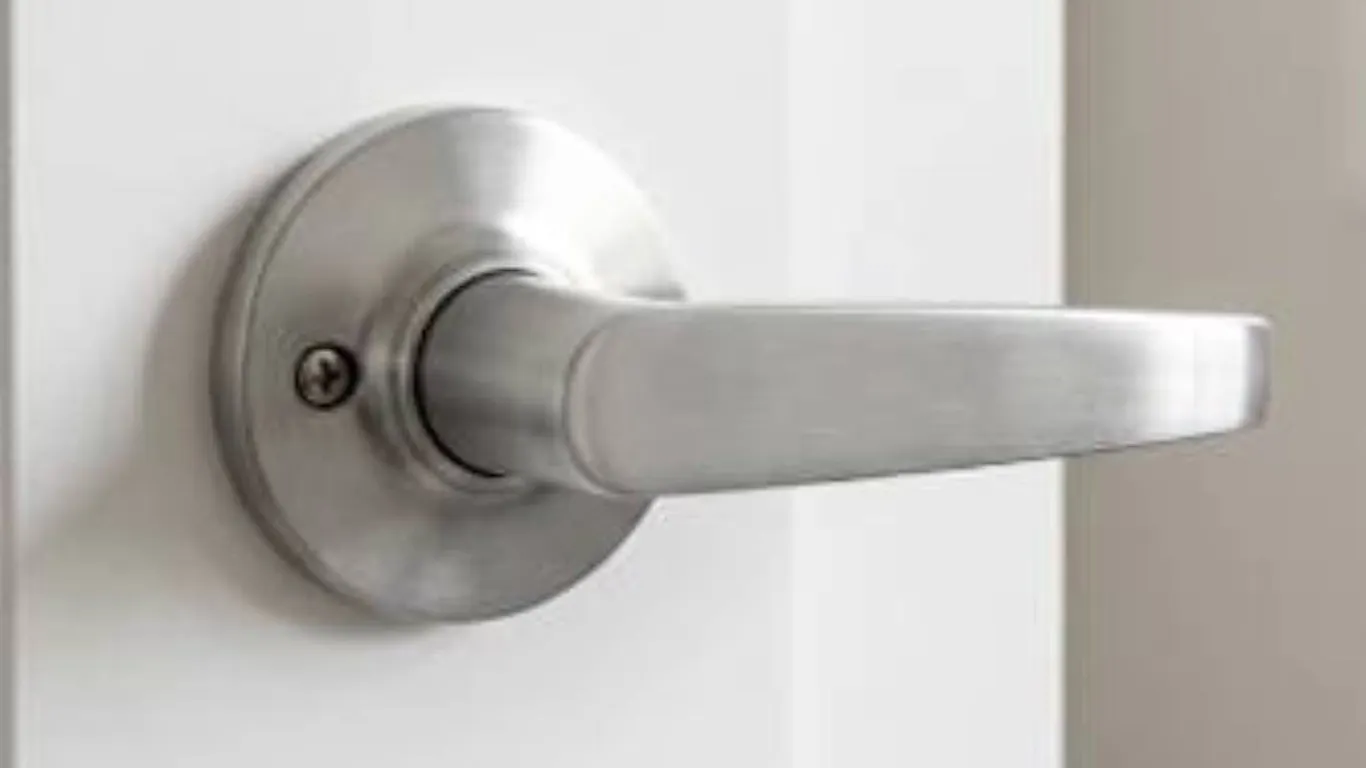 2 Safe Lock Winston Satin Chrome Passage Levers