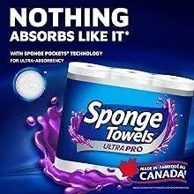 Sponge Towels Premium Paper Towels 12 Rolls