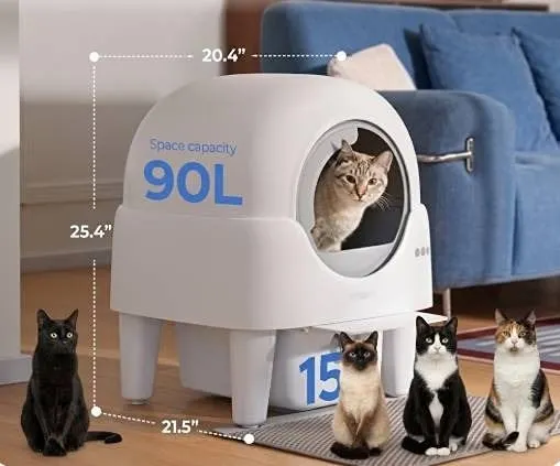 Self-Cleaning Automatic Cat Litter Box