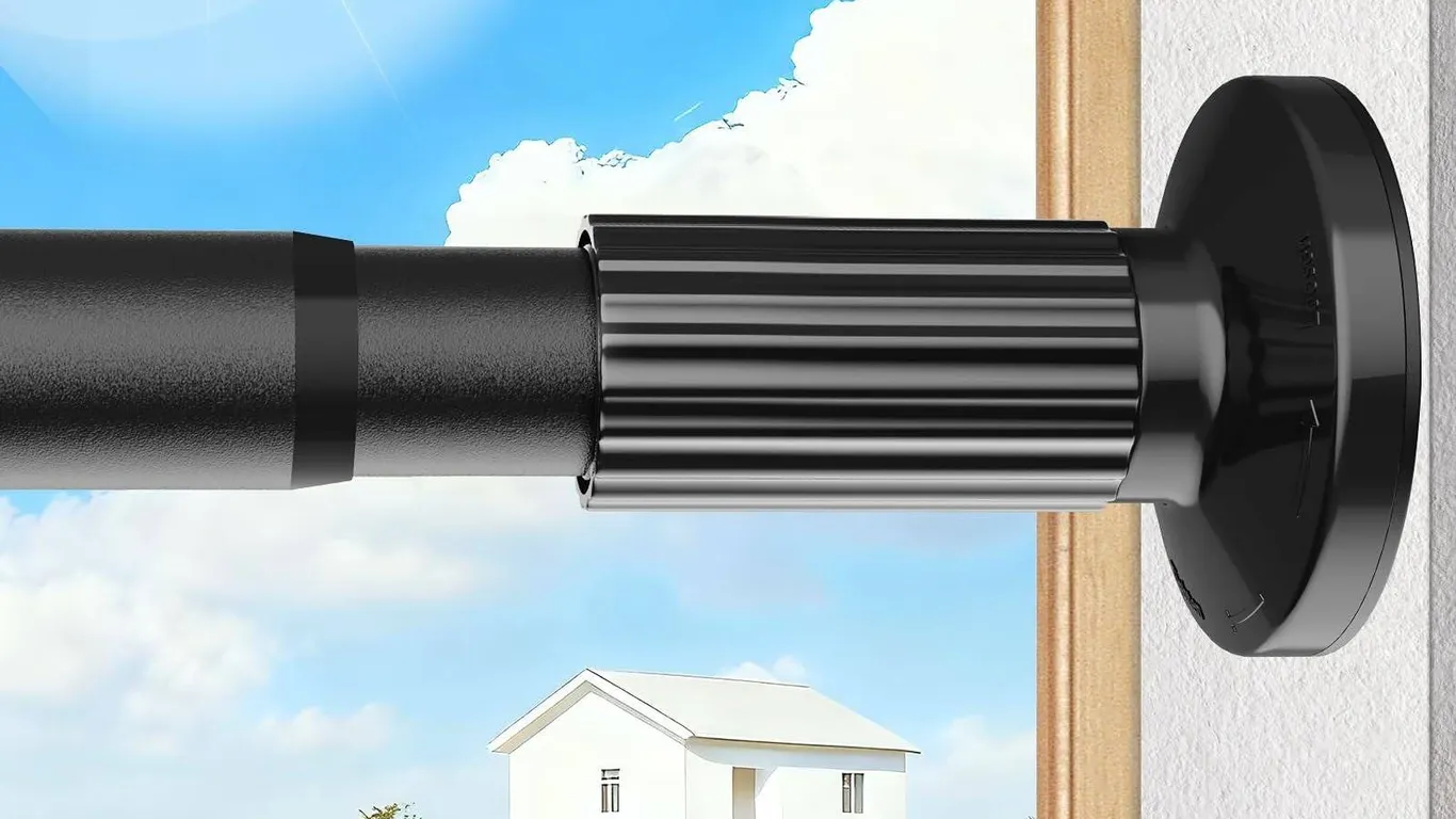 Mann Tension Curtain Rod, 57-145 Inches