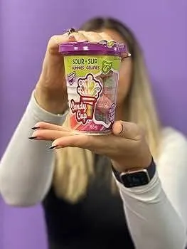Candy Cup Sour Gummies 12 x 165g