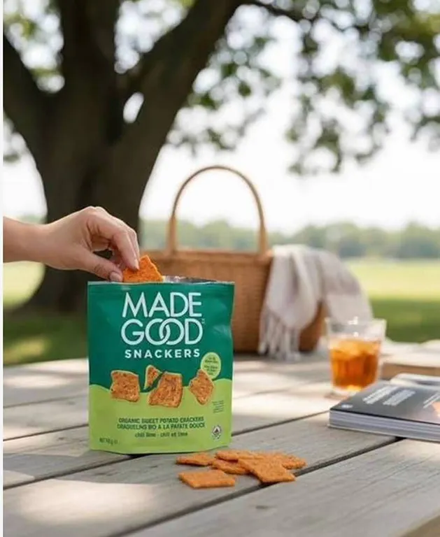 MadeGood Organic Sweet Potato Crackers 6x142g