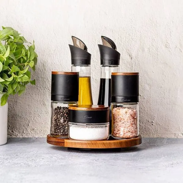 Trudeau 6-Piece Seasoning Station Set