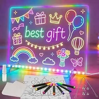 Signsxcel LED Note Board With 7 Markers Set