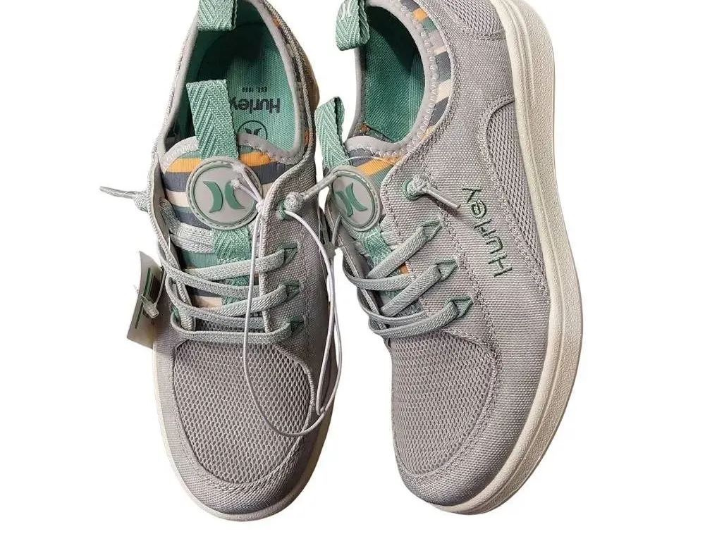 Hurley Men's Shoes Grey/Green Size 9 New