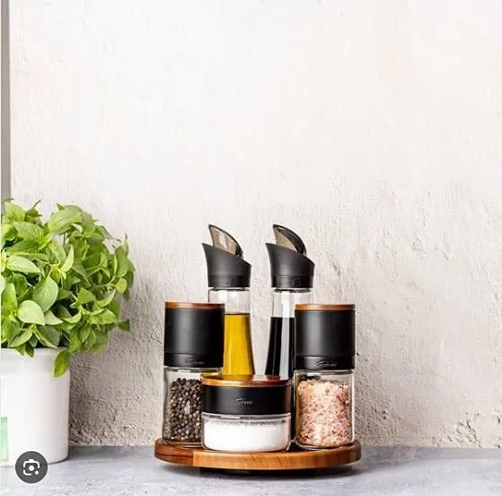 Trudeau 6-Piece Seasoning Station Set
