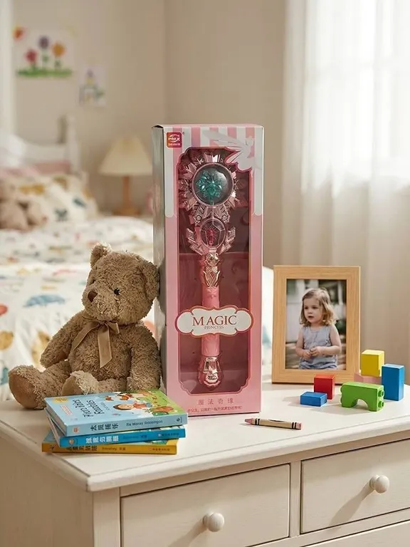 Magic Princess Snowflake Party Musical Wand