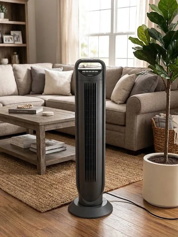 Seville UltraSlimline Tower Fan With Remote
