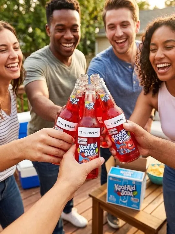 Kool-Aid Soda 12 x 355ml Glass Bottles