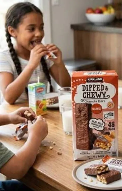 Kirkland Dipped & Chewy Caramel Granola Bars
