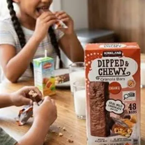 Kirkland Dipped & Chewy Caramel Granola Bars