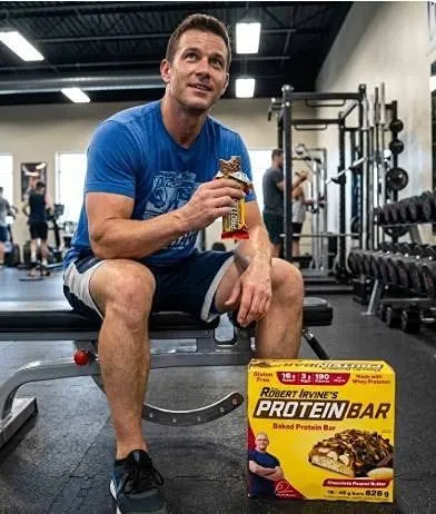 Robert Irvine Protein Bars Choc Peanut 828g 18ct