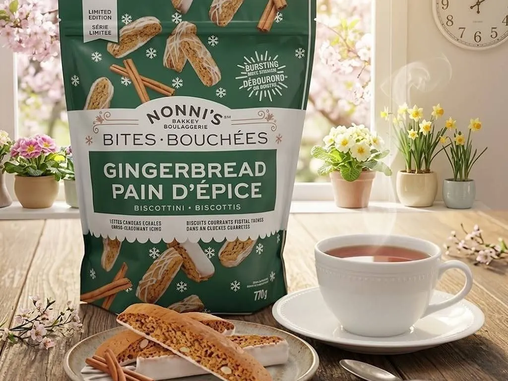 Nonni's Gingerbread Biscotti Bites 794g Bag
