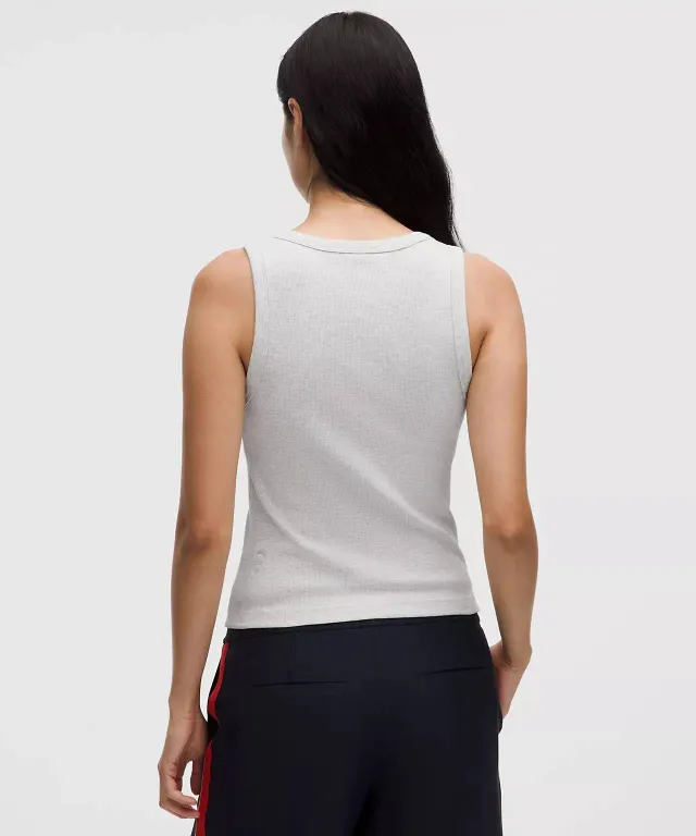 Tahari Ribbed Cotton Tank Top 3-Pack M