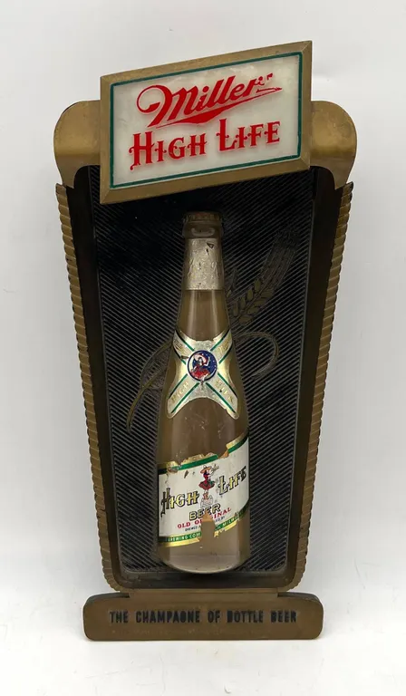 Miller High Life Vintage Beer Sign Display