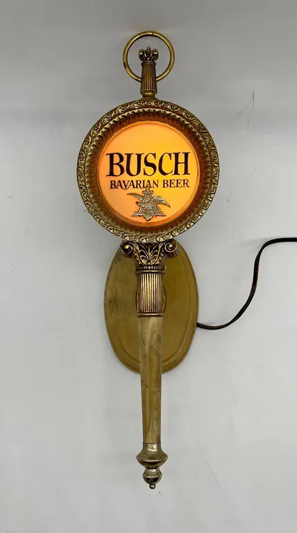 Busch Bavarian Beer Lighted Wall Plaque