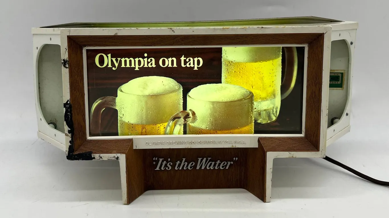 Olympia Beer Light Motion Works, No Sides