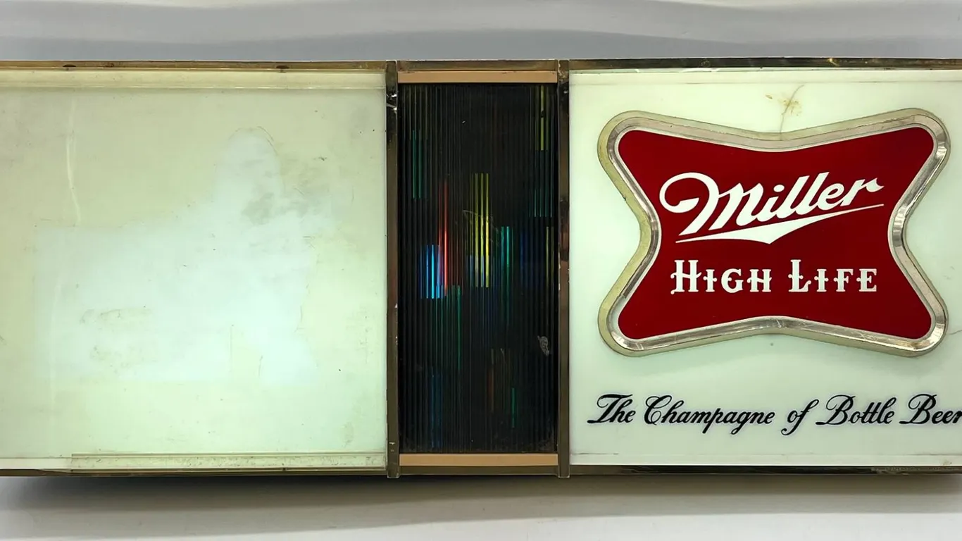 Miller High Life Beer Light Bar Sign