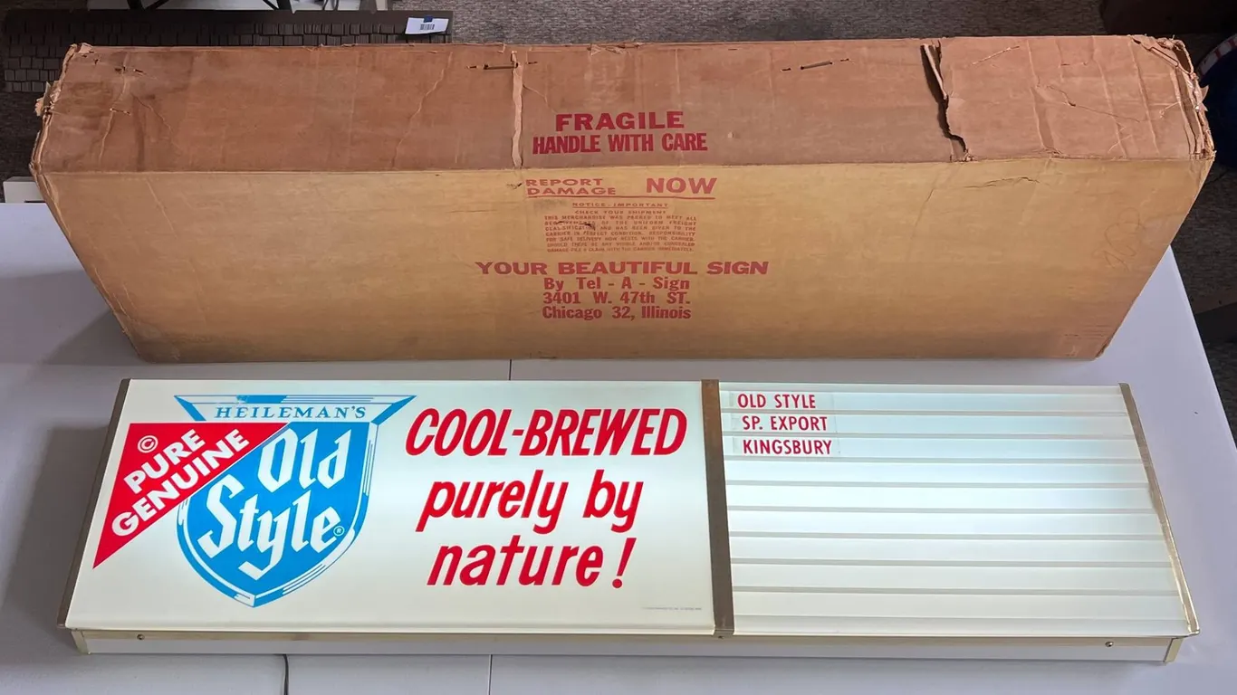 Heileman's Old Style Beer Light w/ Box
