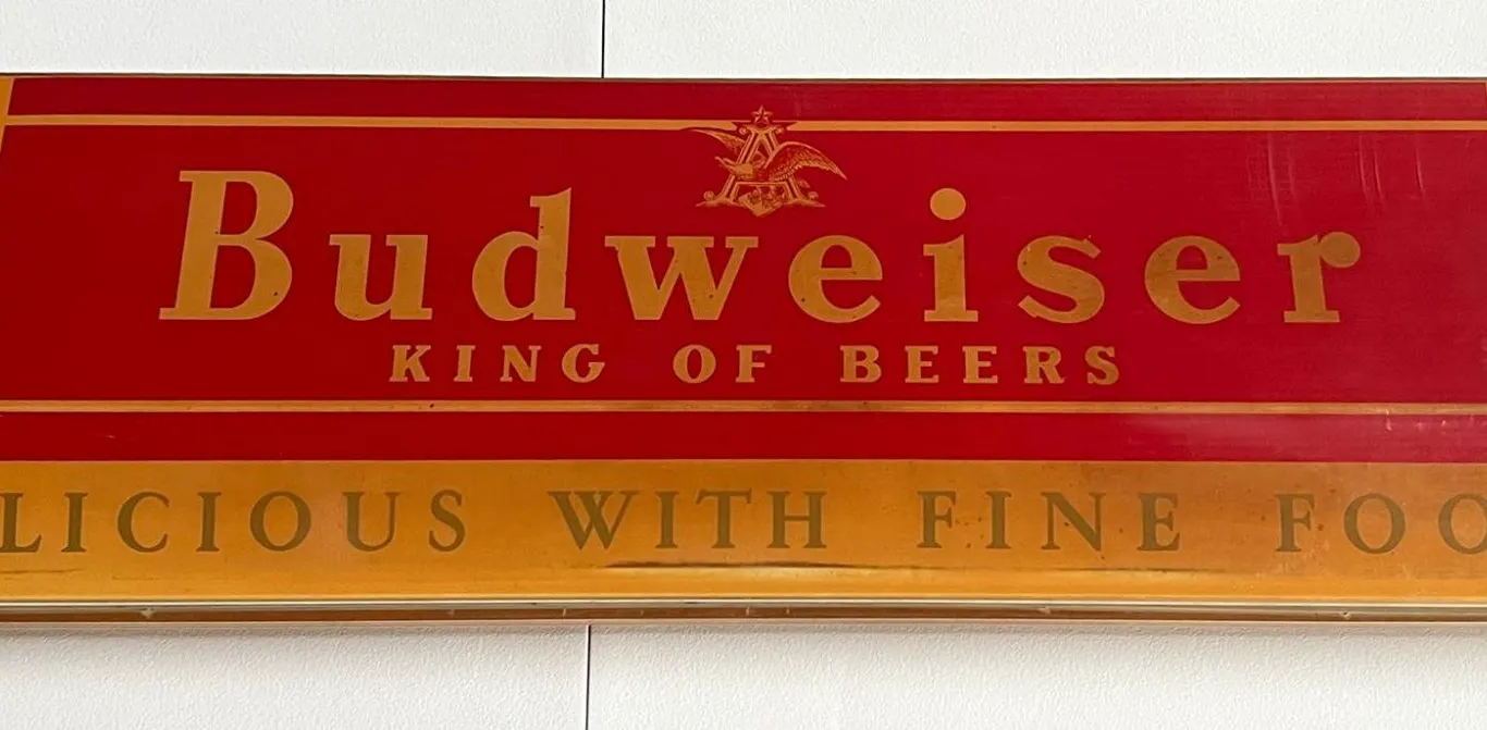 Budweiser Large Beer Light Sign