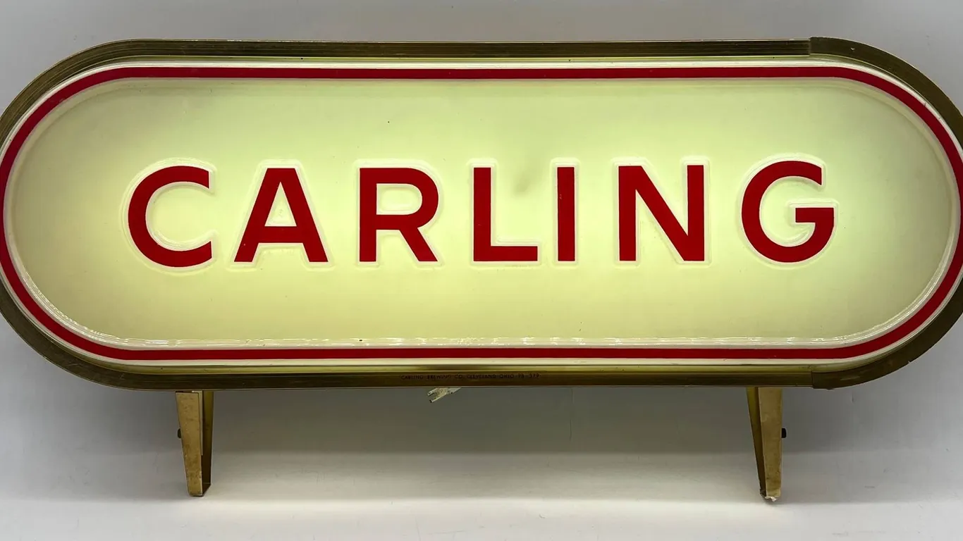 Vintage Carling Beer Lighted Sign