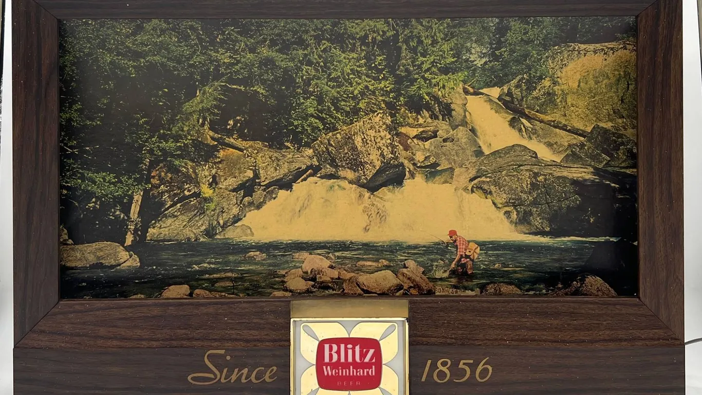 Blitz Weinhard Beer Light Waterfall Sign