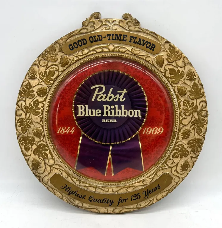 Pabst Blue Ribbon 1844-1969 Beer Sign