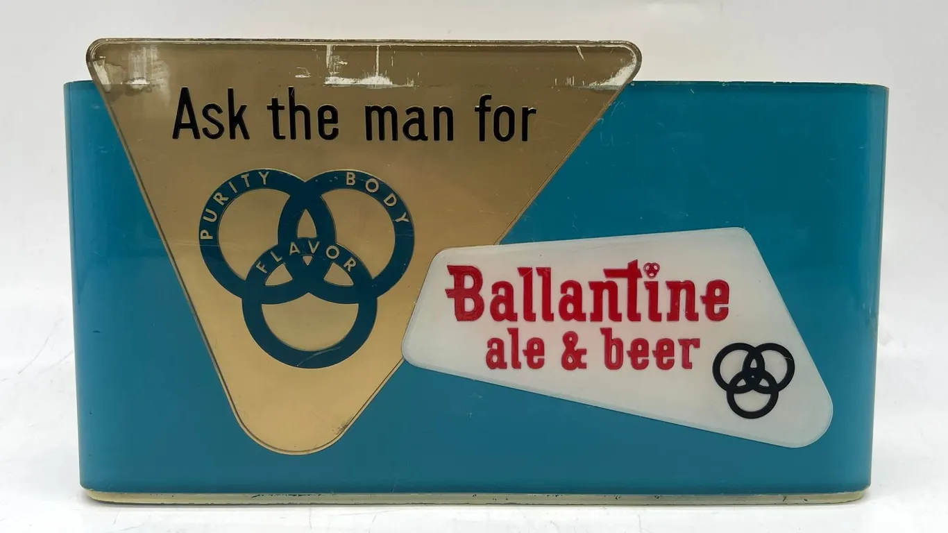 Ballantine Ale & Beer Bar Caddy Sign