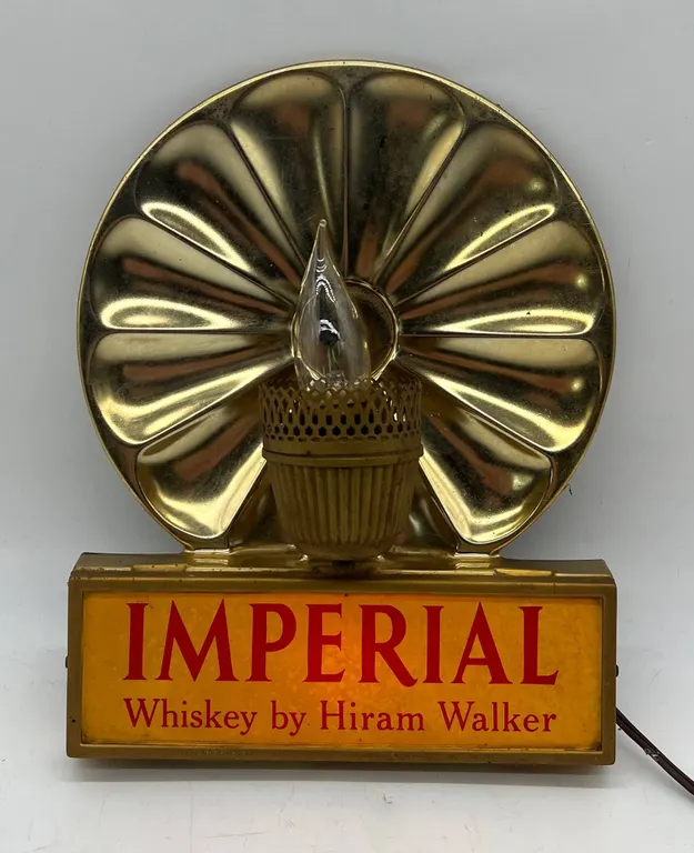 Imperial Whiskey Lighted Advertising Sign