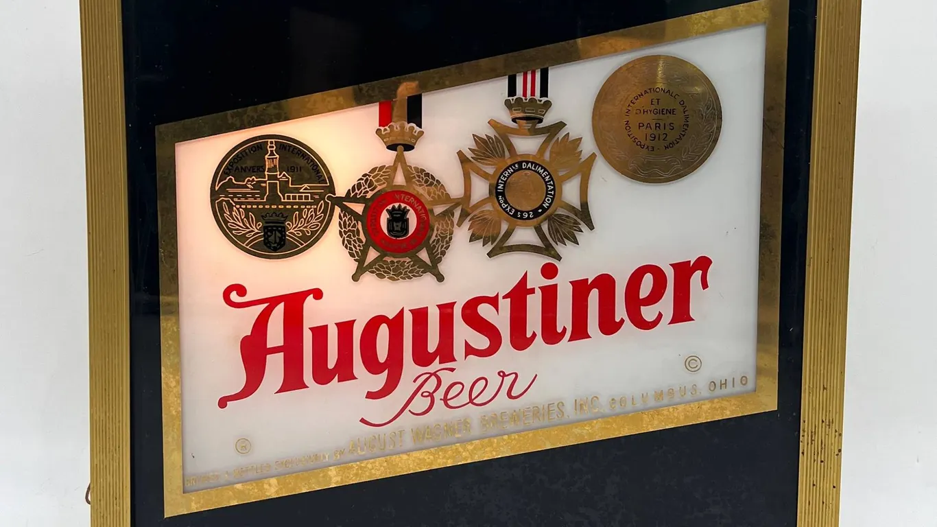 Augustiner Beer Lighted Bar Sign