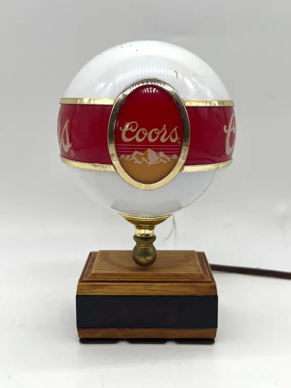 Coors Globe Beer Light Bar Lamp