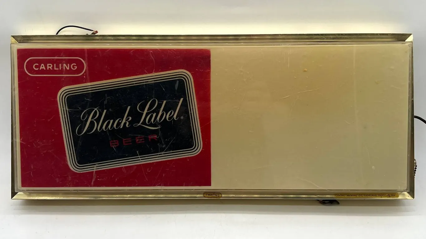 Carling Black Label Beer Light Sign