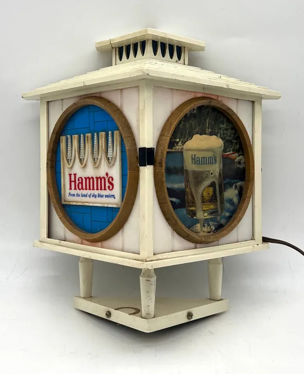 Vintage Hamm's Lantern Beer Light Sign