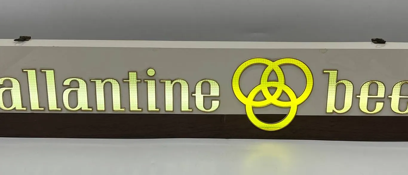 Vintage Ballantine Beer Lighted Sign