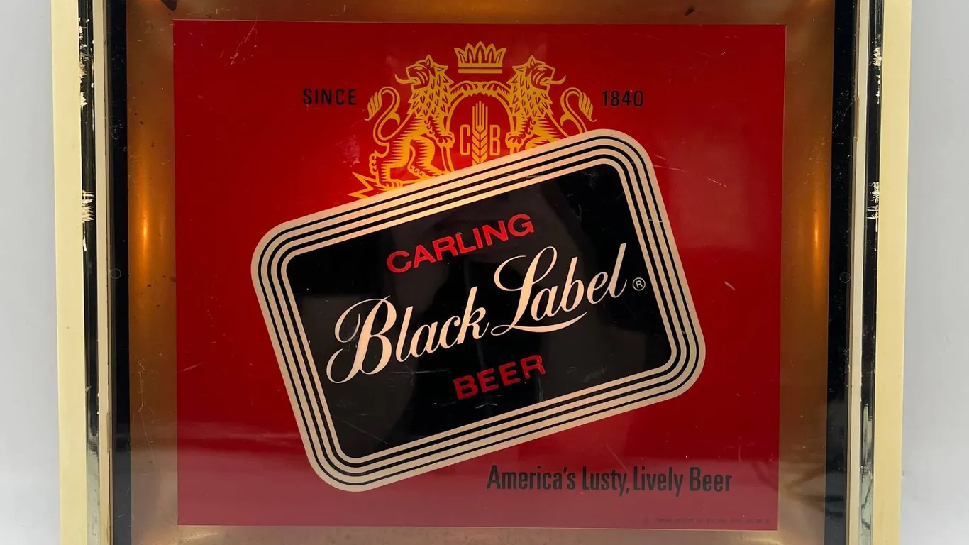 Carling Black Label Beer Lighted Sign
