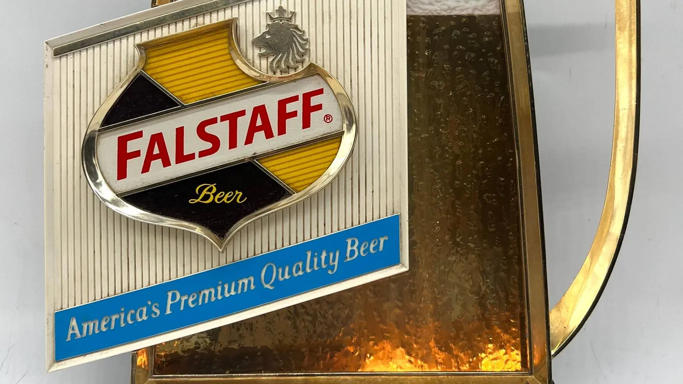 Falstaff Beer Lighted Advertising Sign