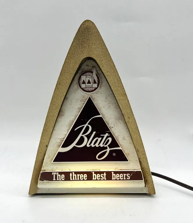 Blatz Beer Lighted Bar Sign, Vintage Decor