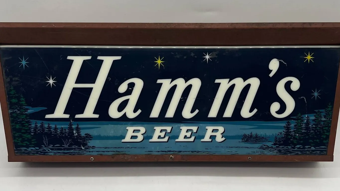Vintage Hamm's Beer Sign