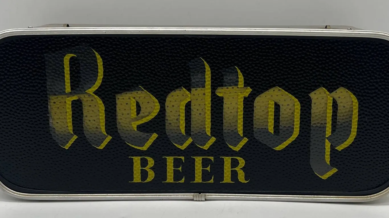 Redtop Beer Lighted Bar Sign by Lackner