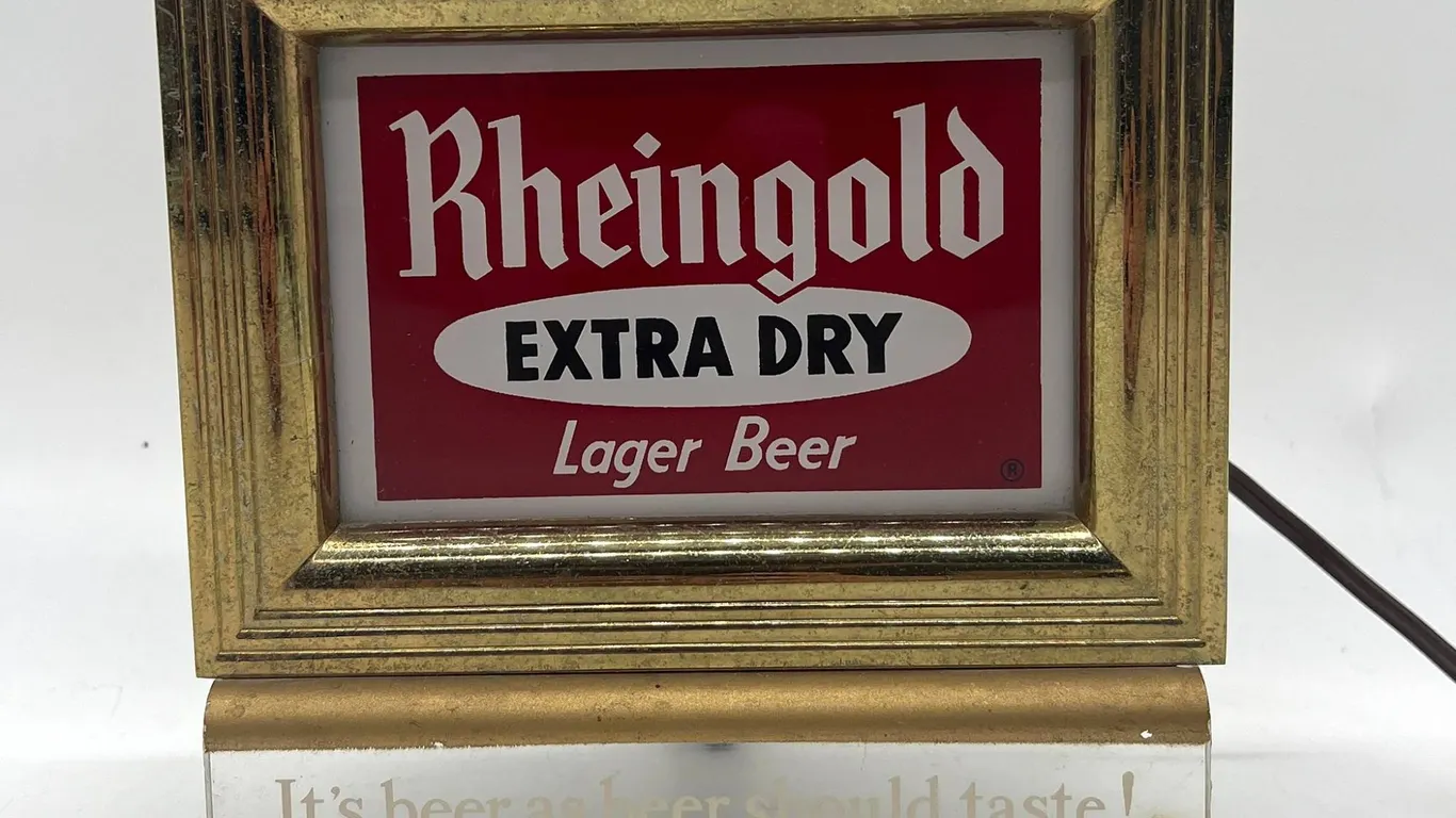 Rheingold Lager Beer Light Sign