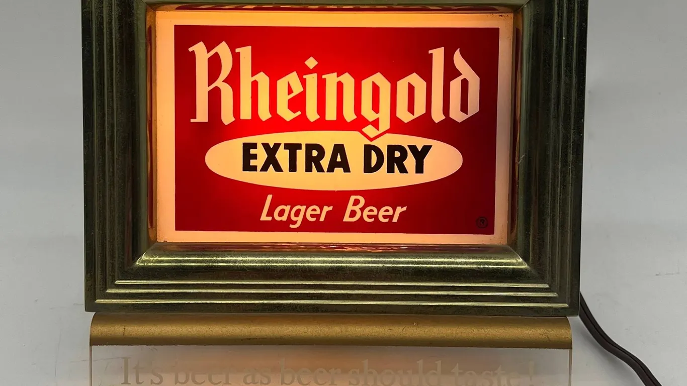 Rheingold Extra Dry Beer Light Sign