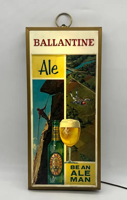 1963 Ballantine Ale Lighted Beer Sign