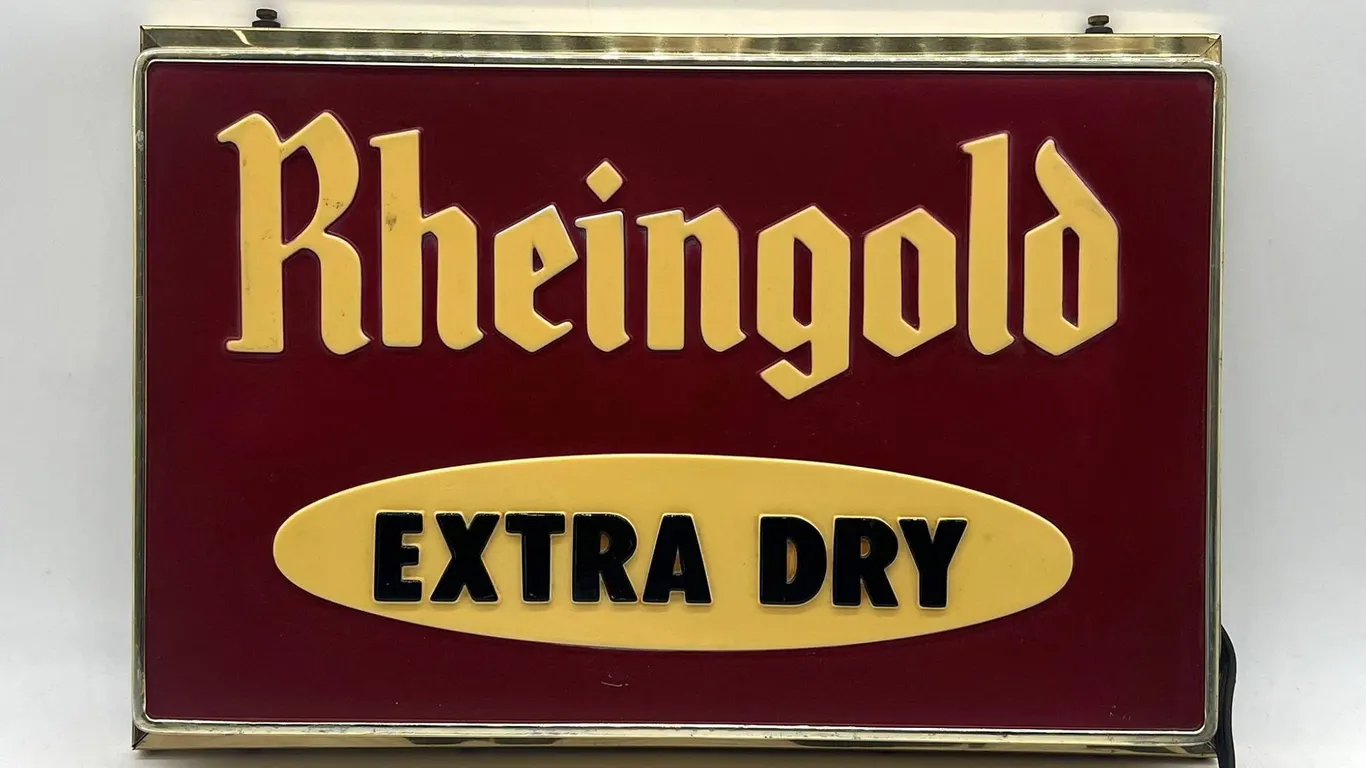 Rheingold Extra Dry Beer Lighted Sign