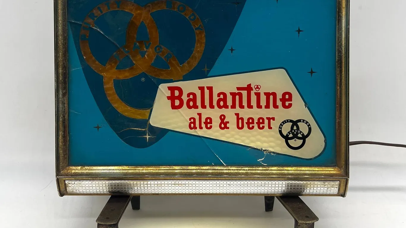 Ballantine Ale & Beer Lighted Beer Sign