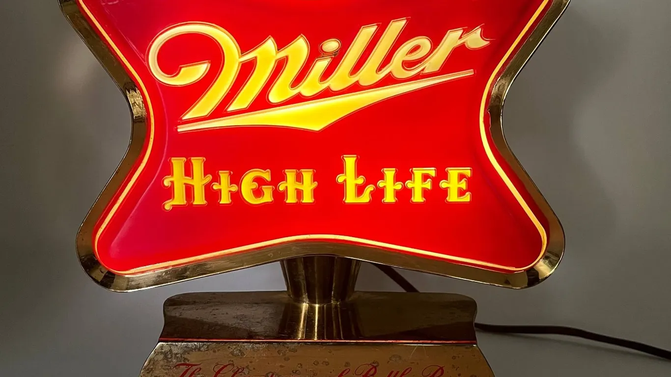 Miller High Life Beer Light Sign