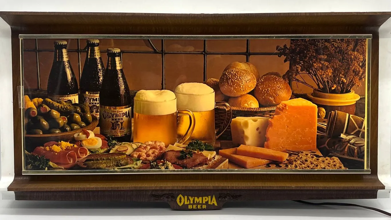 Olympia Beer Lighted Bar Sign