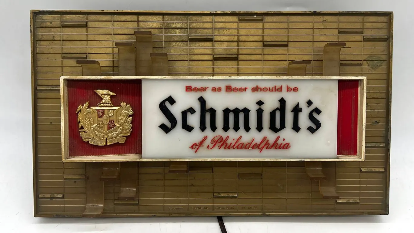 Schmidt's Beer Light Sign Philadelphia